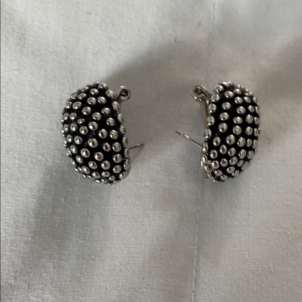 Solid sterling silver earrings